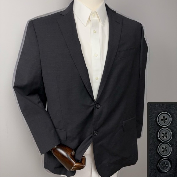 Brooks Brothers Other - Brooks Brothers Blazer Men's 42S Black Regent Fit Explorer Wool Blend Jacket